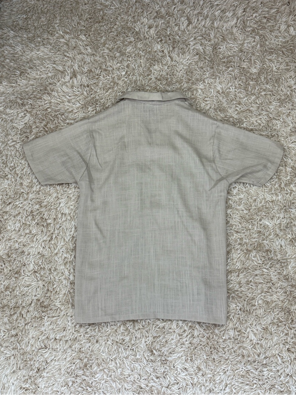 Men's European Short-Sleeve Cuban Collar Shirt - Picture 2 of 4